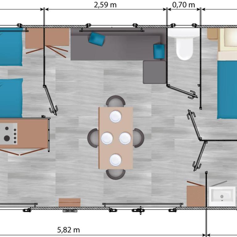 Camping Le Solitaire du Lac - Mobile Home - 7