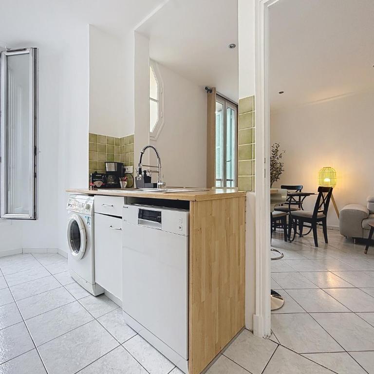 Nice Carlone Appart 6 pers, Clim, proche mer, transports - Apartamento de 3 dormitorios - 11