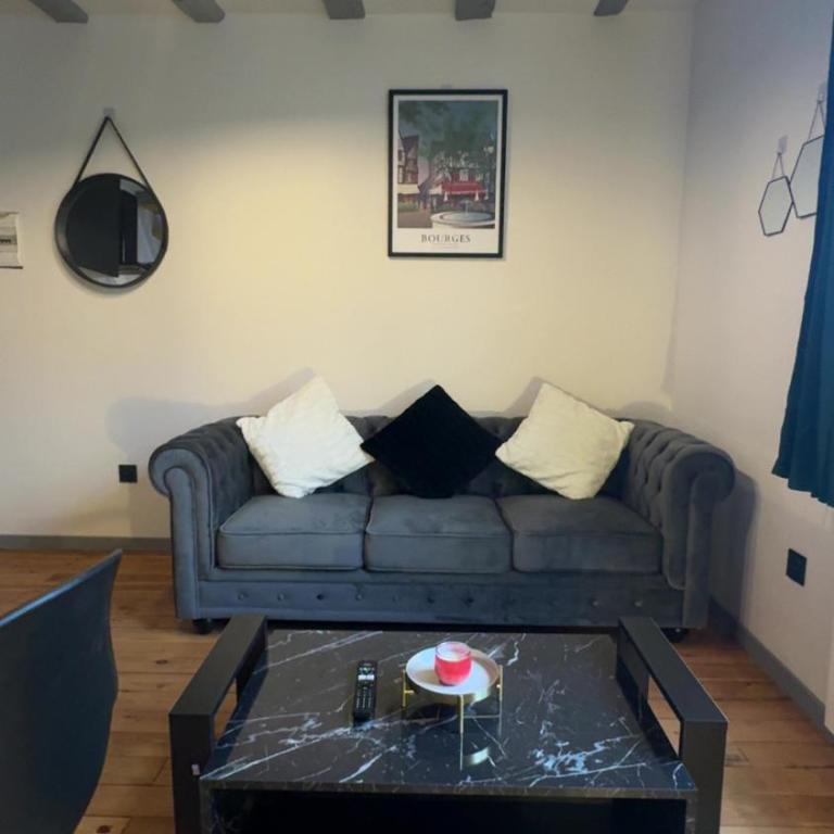 Le Gris métal, T2 duplex, centre ville historique - Appartement 1 Chambre - 2