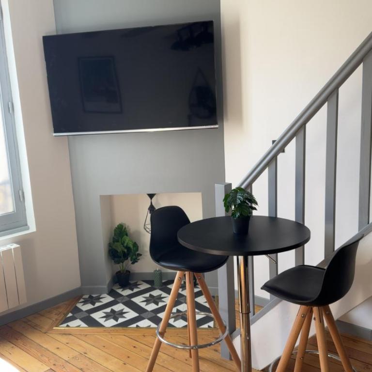 Le Gris métal, T2 duplex, centre ville historique - Appartement 1 Chambre - 11