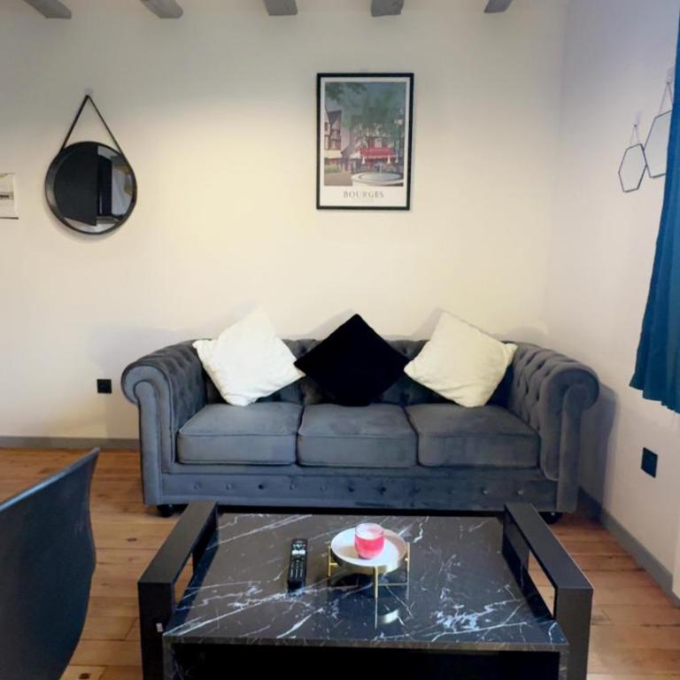 Le Gris métal, T2 duplex, centre ville historique - Appartement 1 Chambre - 5