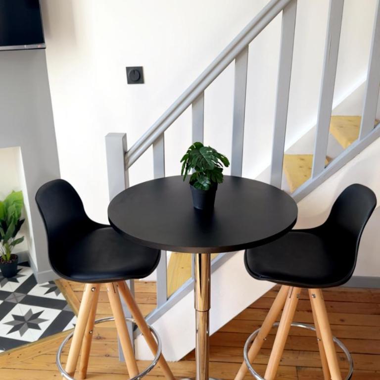 Le Gris métal, T2 duplex, centre ville historique - Appartement 1 Chambre - 24