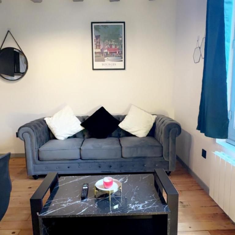Le Gris métal, T2 duplex, centre ville historique - Appartement 1 Chambre - 32