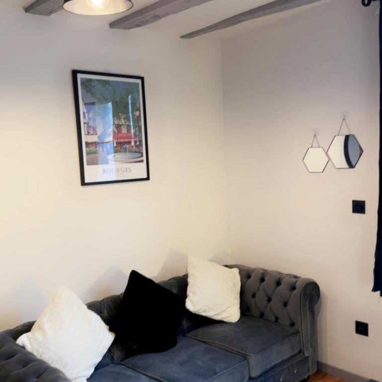 Le Gris métal, T2 duplex, centre ville historique - Appartement 1 Chambre - 49