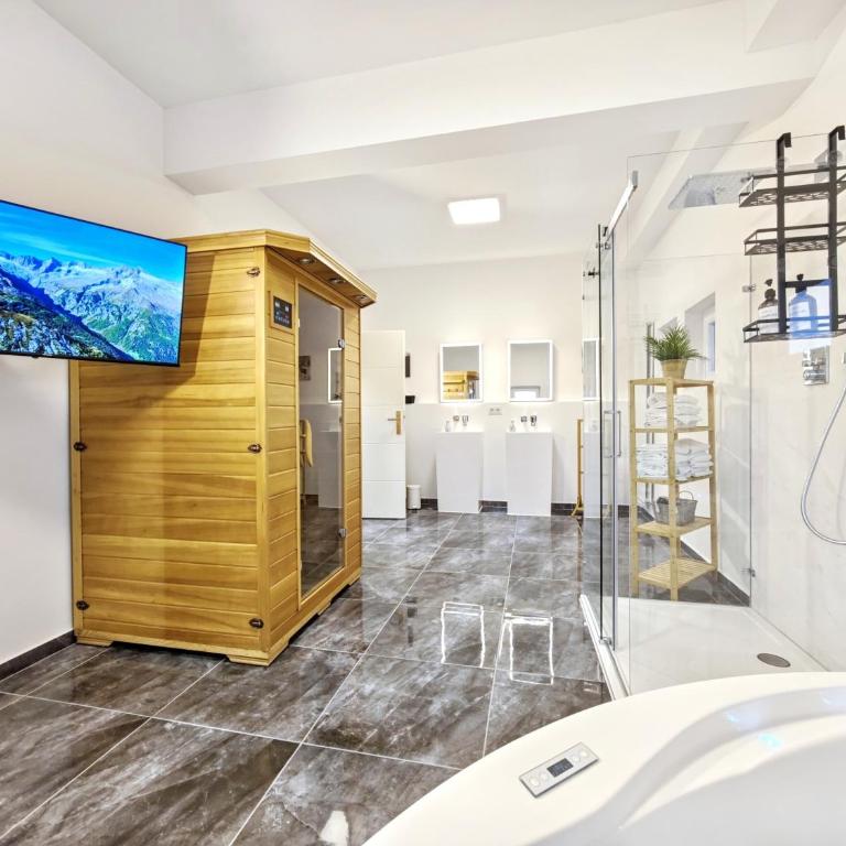 Designer Loft für bis zu 15, Whirlpool, Infrarotsauna, Billard, Pokertisch, 2 Bäder - Appartamento con 4 Camere - 43