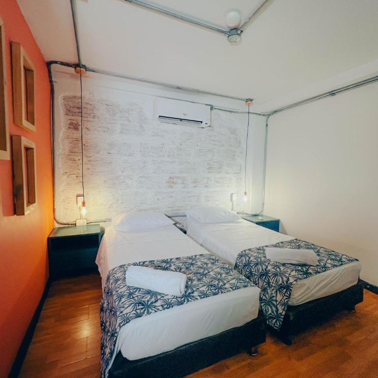 Viajero Cartagena - Getsemaní Hostel - Habitación Doble Superior - 2 camas - 1