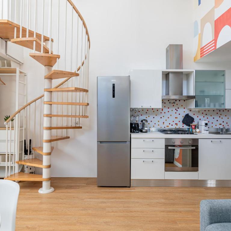 Loft Pineta Dannunziana - mare - family friendly - self check in - noleggio ombrellone & bici - Two-Bedroom Apartment - 7