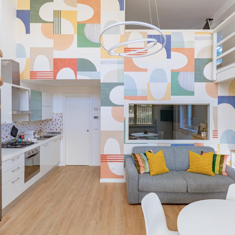 Loft Pineta Dannunziana - mare - family friendly - self check in - noleggio ombrellone & bici - Two-Bedroom Apartment - 4