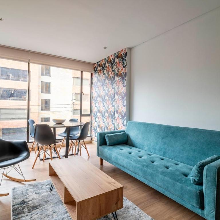 Nuevo moderno amplio studio parqueadero wifi - Apartamento de 1 dormitorio - 2