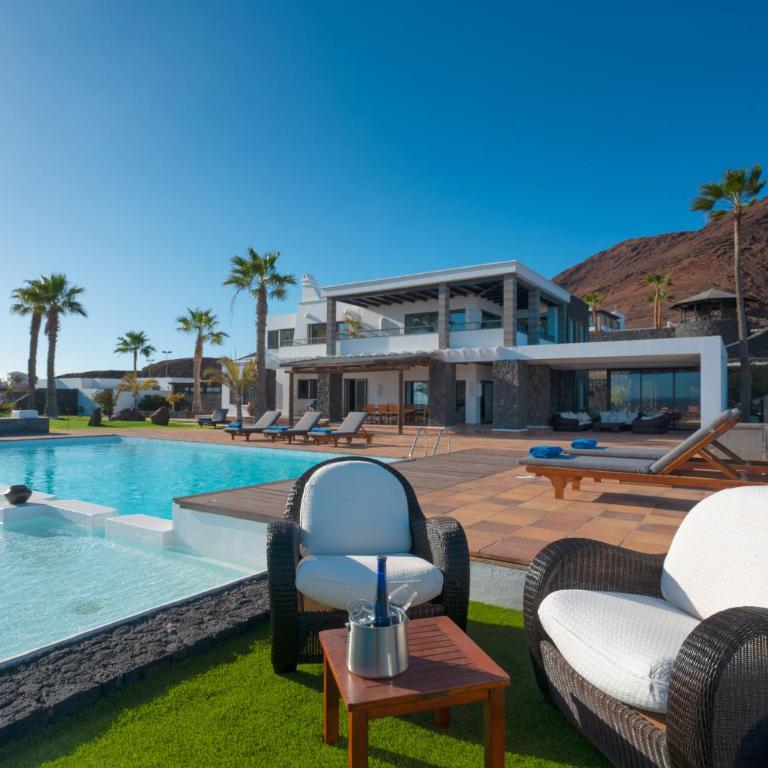 Villa Volcán con piscina e impresionantes vistas al mar, pádel y mini golf en Montaña Roja - Villa with Sea View - 22