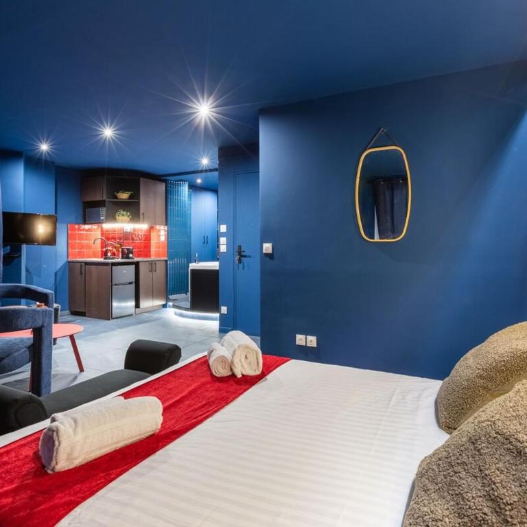 Arc de Triomphe romantic suite JACUZZI saphir - Appartement 1 Chambre - 4