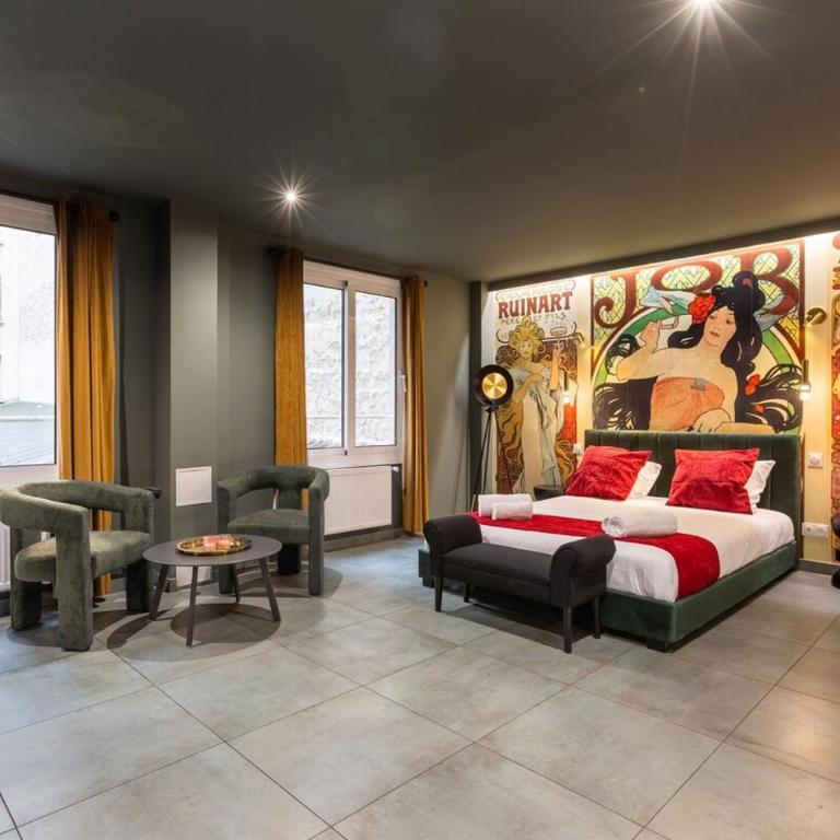 Arc de Triomphe Romantic SUITE Jacuzzi Emeraude - Apartamento de 1 dormitorio - 6