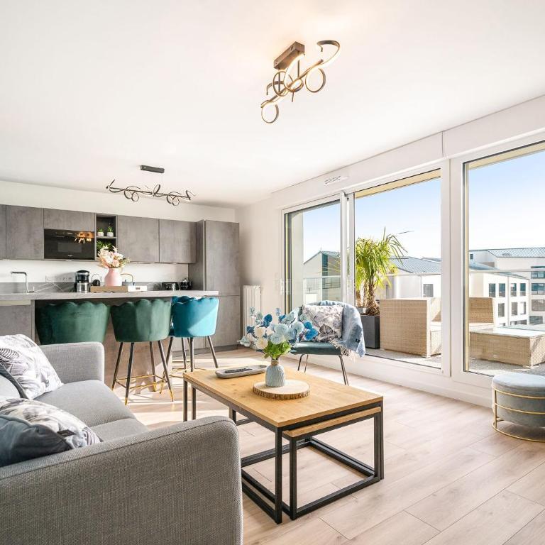 Appartement saint malo neuf, 2 chambres, terrasse, garage - Appartamento con 2 Camere da Letto - 8