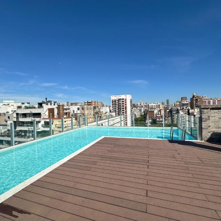 RentUp - Moderno con piscina y balcon en Cañitas & Campo Argentino de Polo - Apartamento - 1