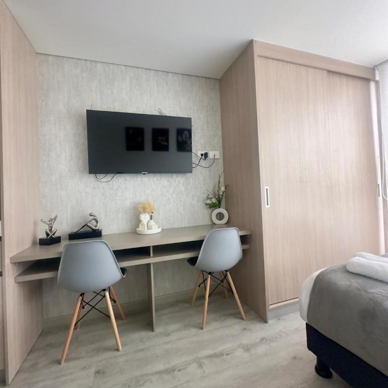 Apartaestudio nuevo y acogedor en Corferias - Apartamento de 1 dormitorio - 2