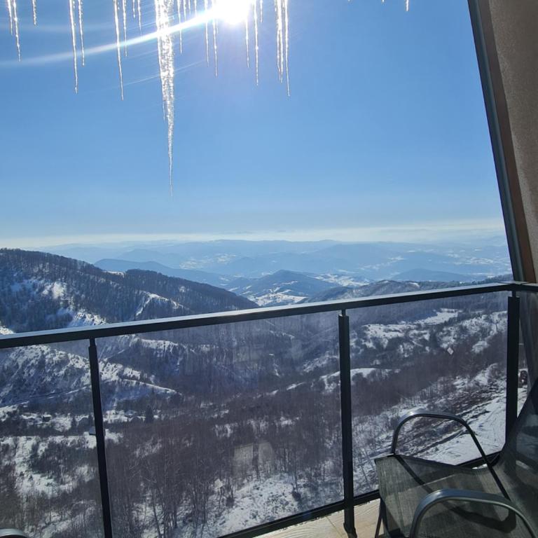 SkyKop Apartmani - Apartman sa 1 Spavaćom Sobom, Balkonom i Pogledom na Planinu - 10
