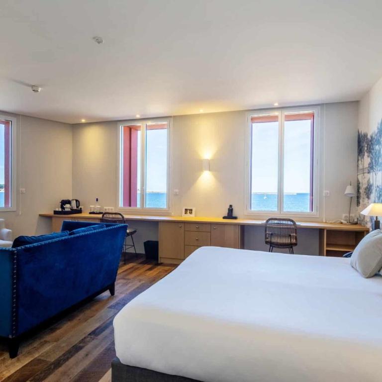 Hôtel de la Plage - Saint Jean de Luz - Chambre Double Prestige - Vue sur Mer - Rez-de-Chaussée - 7