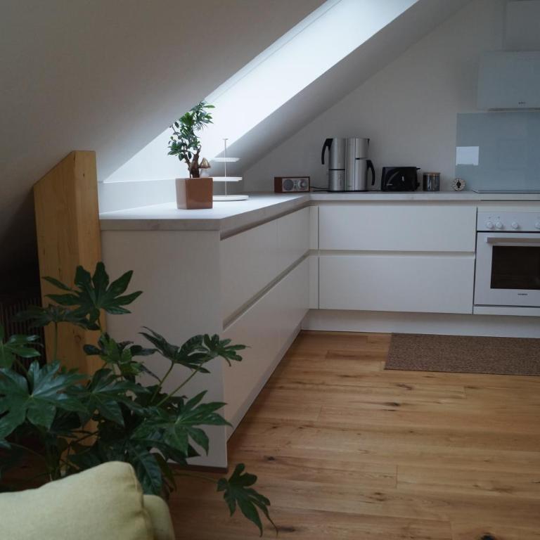 Ferienwohnung unterm Dach mit Alpenblick - Apartment mit 1 Schlafzimmer - 5