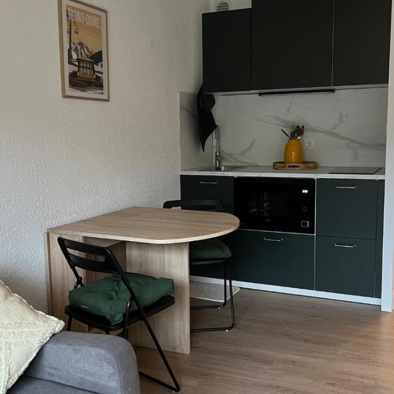 Studio cosy Mont-Dore avec vue, balcon, parking - Apartamento de 2 dormitorios - 8