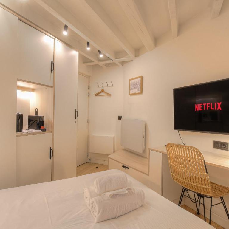 Suite Premium proche Tête d'Or - Chambre Lits Jumeaux - 9