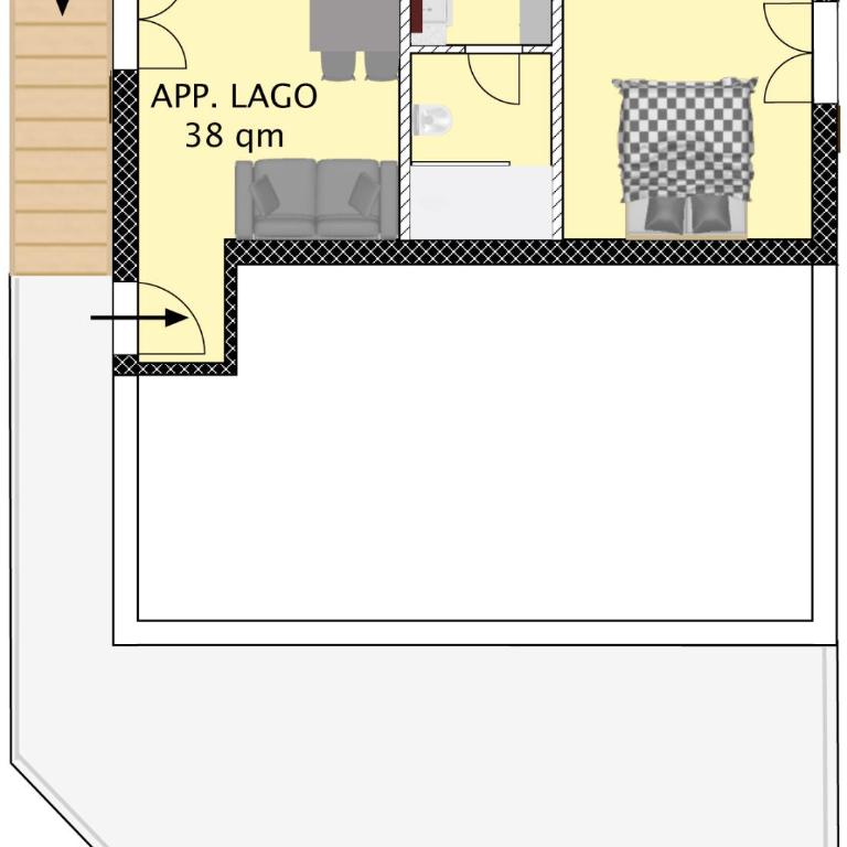 Casa Kurt - Appartamento con 1 Camera da Letto - 2