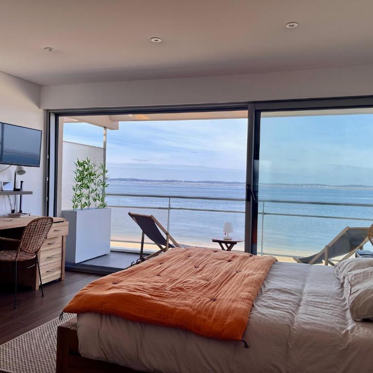 Première ligne accès privé et direct à la plage Vue mer - Apartment mit 3 Schlafzimmern - 22
