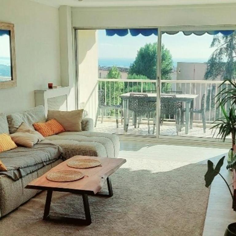 Terrasses de la Corniche, 2p 65m2 spacieux, terrasses mer & montagne, piscine et parking privé - Appartamento con 1 Camera da Letto - 3