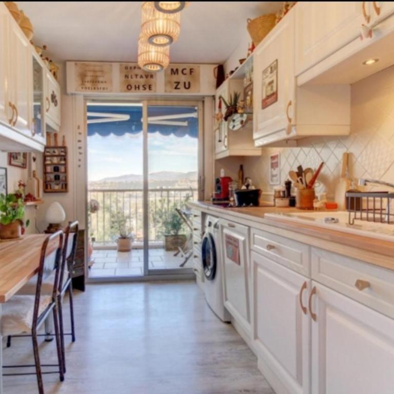 Terrasses de la Corniche, 2p 65m2 spacieux, terrasses mer & montagne, piscine et parking privé - Appartamento con 1 Camera da Letto - 6