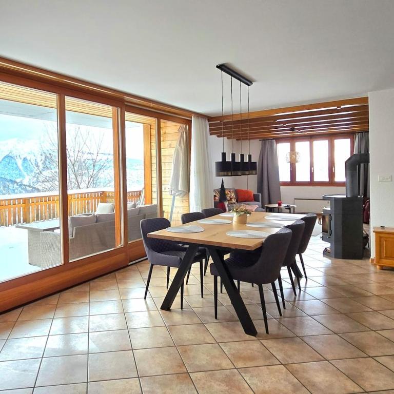 Appartement Tsandelanne avec terrasse panoramique, Val d'Hérens - Apartment - 6