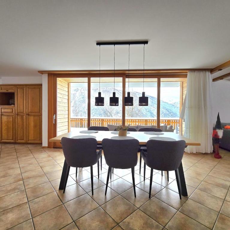 Appartement Tsandelanne avec terrasse panoramique, Val d'Hérens - Apartment - 5