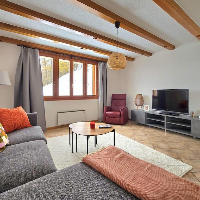 Appartement Tsandelanne avec terrasse panoramique, Val d'Hérens - Apartment - 9