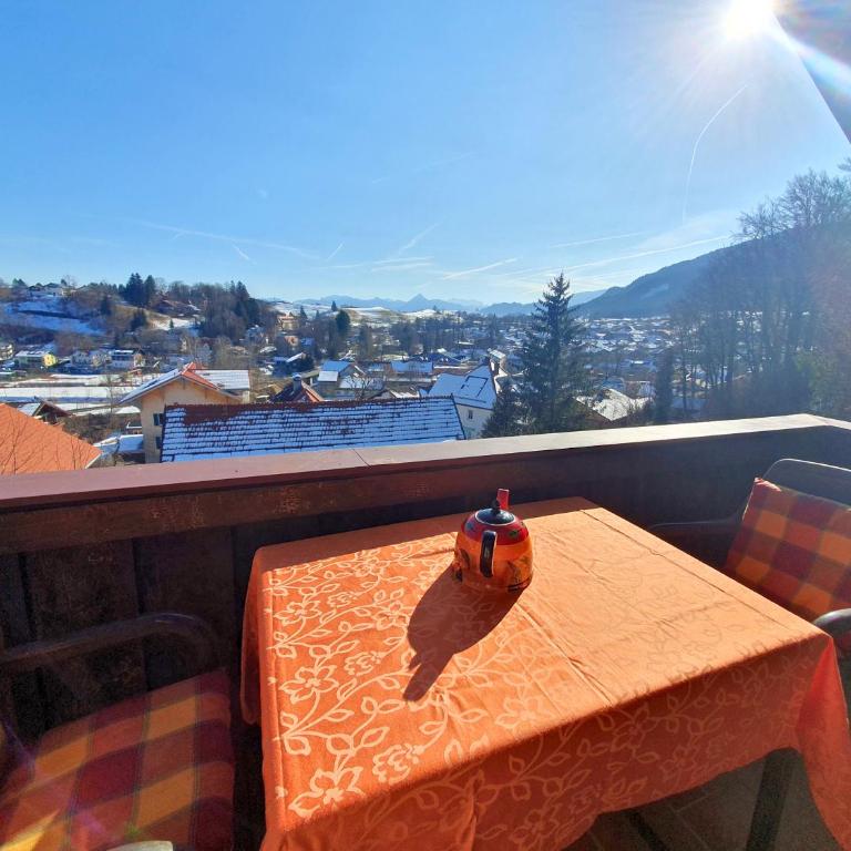 Haus Hindelang - 2 FeWos mit Zugspitzblick, inkl Königscard, gratis Parken & WLAN, Self Check-In, 5 Minuten ins Zentrum - Apartment mit Aussicht und Balkon - 20