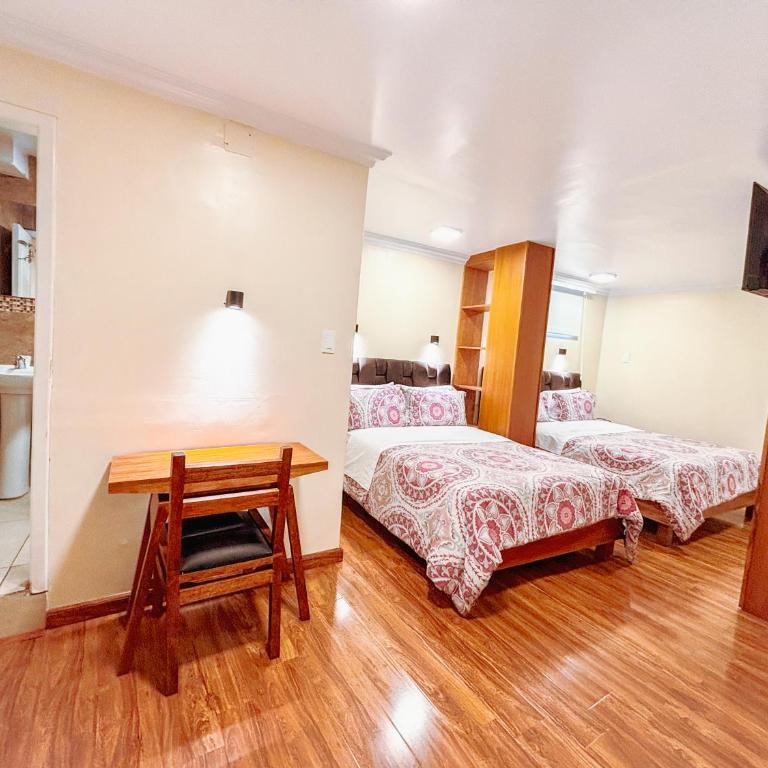 Hotel David - Habitación Doble con baño privado - 2 camas - 10