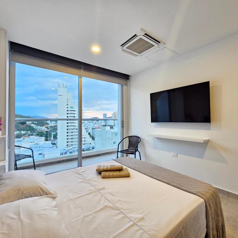 Estrena este exclusivo apartamento en El Rodadero! - Apartamento de 1 dormitorio con balcón - 4