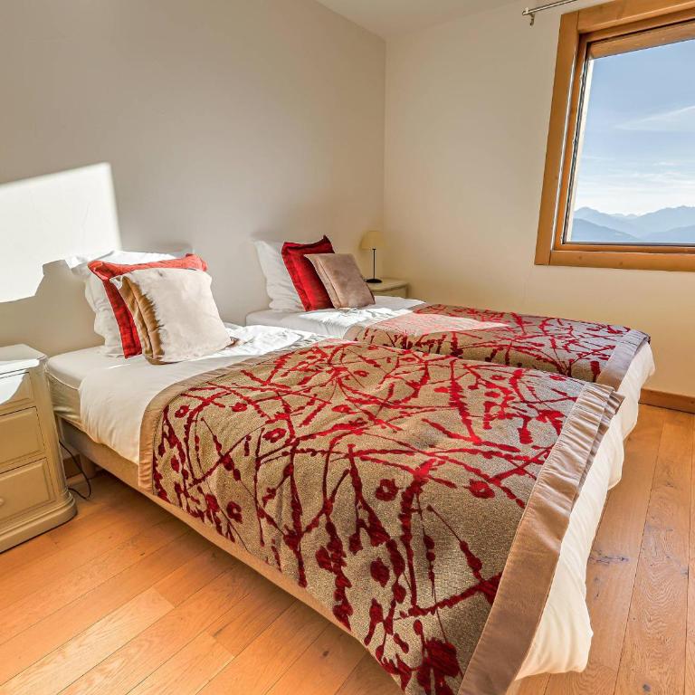 Appt cosy 75m², piscine, spa, 2 chambres, skis aux pieds, vue panoramique Les Arcs 1600 - Apartment mit 3 Schlafzimmern - 13