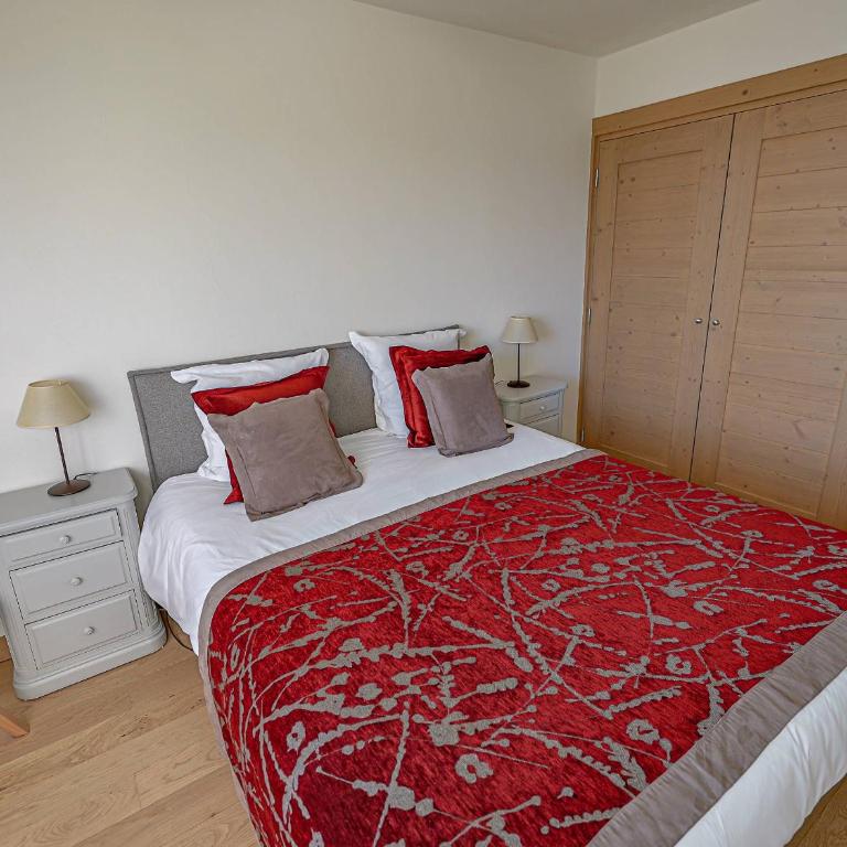 Appt cosy 75m², piscine, spa, 2 chambres, skis aux pieds, vue panoramique Les Arcs 1600 - Apartment mit 3 Schlafzimmern - 14