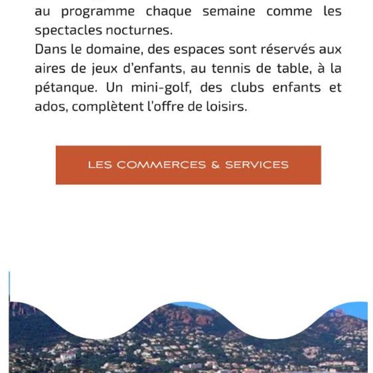 CAP ESTÉREL studio 4 pers équipé, belle vue Golf, centre village PIERRE & VACANCES , PARKING inclus et 5 PISCINES accès gratuit, CLIM, WIFI, TV, lave-vaisselle et lave-linge,four, plancha - Appartement 1 Chambre - 55
