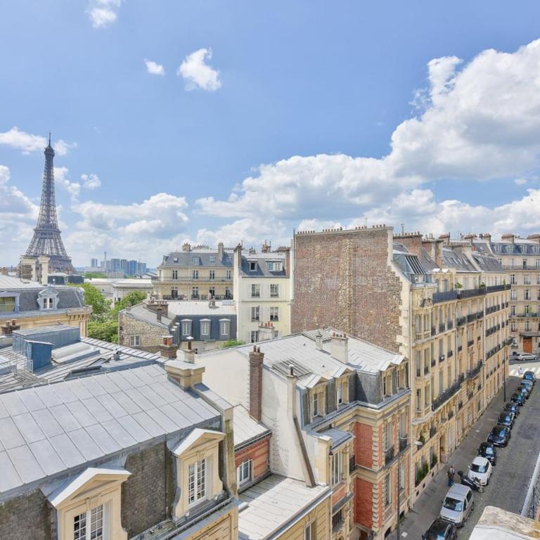 Studio with a panoramic view of the Eiffel Tower - Estudio - 7