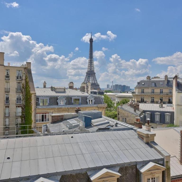 Studio with a panoramic view of the Eiffel Tower - Estudio - 13