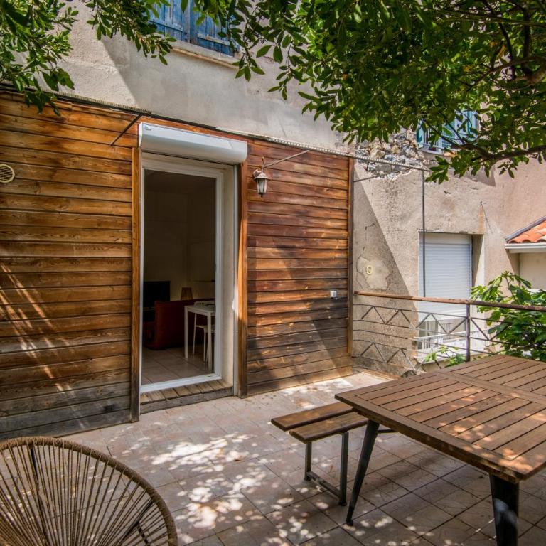 le Canopée 3 pers appart F1 terrasse fibre centre-ville - Appartement 1 Chambre - 3