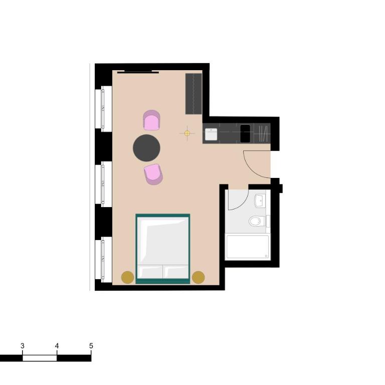 BANK House Studio M 202 - GRIWA RENT - Studio Apartment with One Double Bed - 23