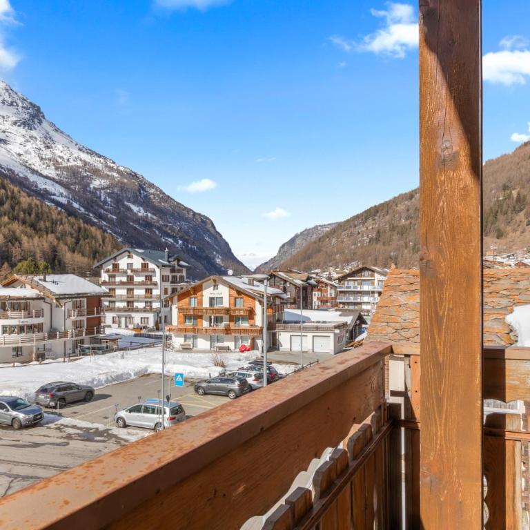 Saastal, Saas-Grund - 6 Pers, Vue, Parking privé - Apartment mit 2 Schlafzimmern und Balkon - 3