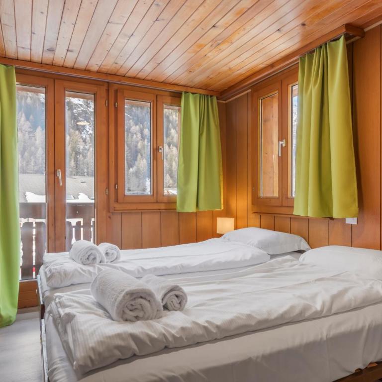 Saastal, Saas-Grund - 6 Pers, Vue, Parking privé - Apartment mit 2 Schlafzimmern und Balkon - 2