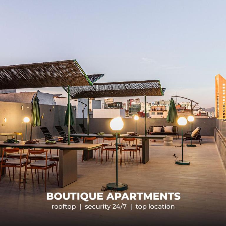 Kukun Socrates Polanco - Apartamento Estudio con cama extragrande y balcón - 1