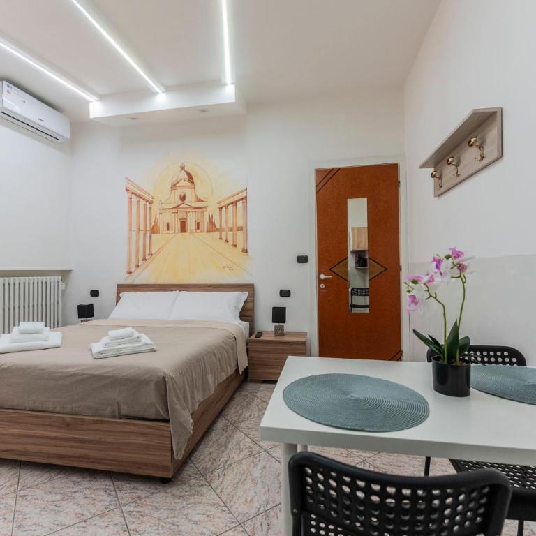 Fioravanti Apartments - San Luca Suite & Genesis House, A pochi passi dalla stazione, vicino al cuore di Bologna - Camera Matrimoniale con Bagno Privato - 27