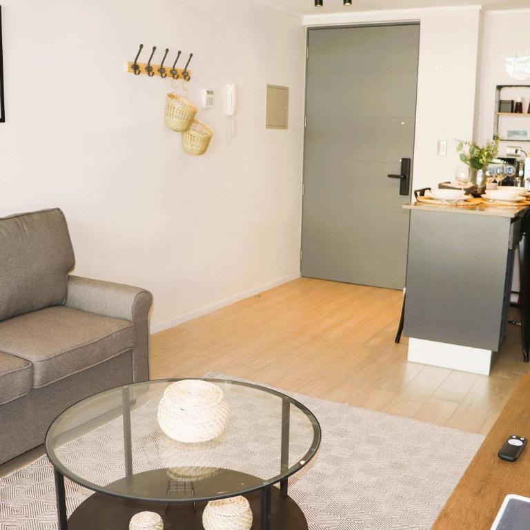 HOM Depto 2D2B Santiago Centro metro Moneda 3PAX AP406 - Apartamento - 49
