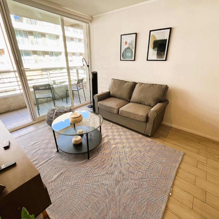 HOM Depto 2D2B Santiago Centro metro Moneda 3PAX AP406 - Apartamento - 66