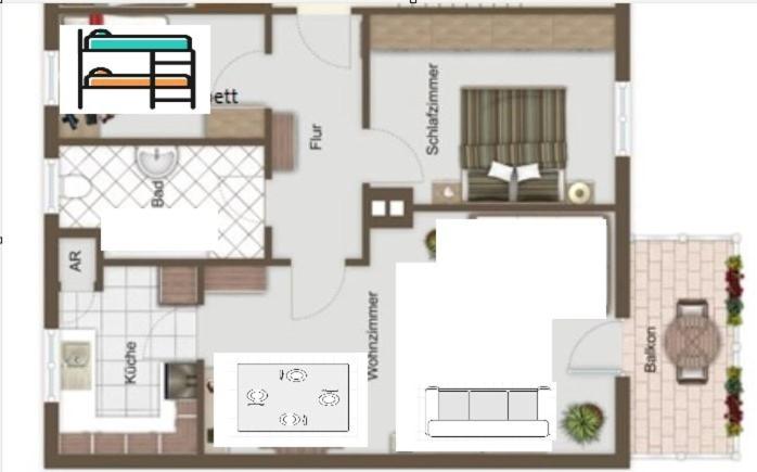 Haus Kreuzeckwiese - FeWo Riffelwandspitze - Apartment mit 2 Schlafzimmern - 26
