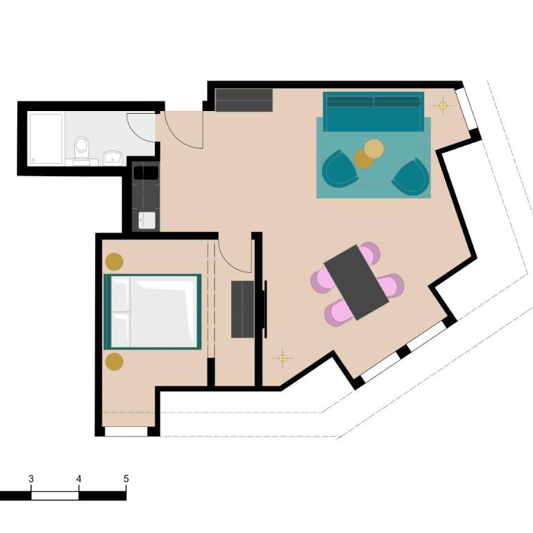 BANK House Apartment XL 404 - GRIWA RENT - Apartamento Superior de 1 dormitorio - 30