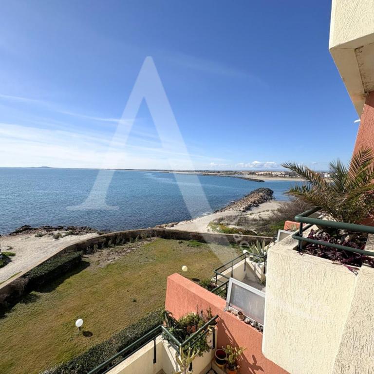 T2 COIN CHAMBRE, TERRASSE 1ERE LIGNE MER, PISCINE - Apartment mit Meerblick - 14